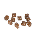 Brown Dice D10